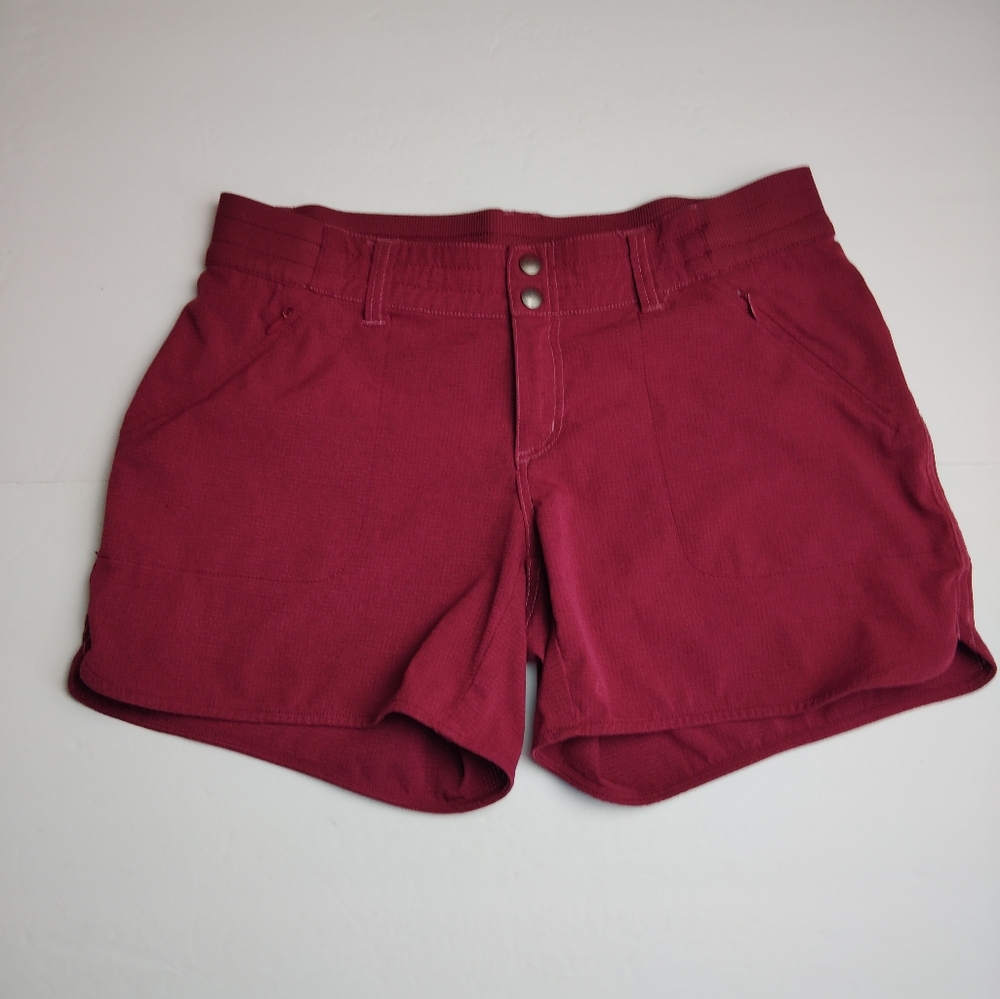 Kuhl Stretch Stratus Claret Red (Wine) Women's Hiking Shorts - Size 6